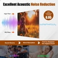 thumbnail image 3 of 8 Pack Wall Art Acoustic Panels, 48x32 Inches Acoustic Treatment Panels Sound Absorbing Panels, Decorative Acoustic Panels for Walls, Art Sound Proof Panels for Studio, Bedroom, Office, Home, 3 of 8