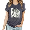 thumbnail image 1 of TayIor Chemises Sw1ft, Tylor Sw1ft Merch, Tylor Sw1ft, Mode Décontractée pour Femmes Chemises Imprimées Col Rond Manches Courtes Blouse Femmes Chemises Graphiques Amateurs de Musique TKFASHION Camouflage S, 1 of 5