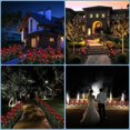 thumbnail image 4 of L Blue Luces solares de flores de rosas [6 flores mejoradas], luces de rosas con energía solar para exteriores, luces decorativas solares para jardín, luces solares para caminos,, 4 of 5