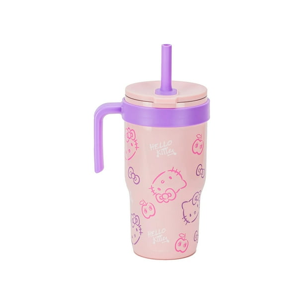 tu♡ Zak Designs 18oz Hello Kitty Kids Straw Handle Tumbler