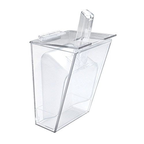 Cal Mil 793 64 oz Wall Mount Ice Scoop Holder - Clear
