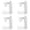 White 4PCS, variant on Cake Pattern Mould Cookie Pattern Kit White Barrel Decorating Tool With 12 Cake Mould And 6 Decorating Nozzles For Cake Dessert DIY Maker And Decoration Baking Supplies