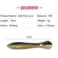 thumbnail image 3 of Pesca 4uds 10cm 6g Bionic Loach señuelos de pesca hundiendo cebos blandos artificiales (C), 3 of 4