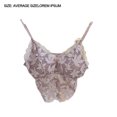 thumbnail image 2 of Lace Casual Camisole Cami Crop Tank Tops Lingerie Bustier Strap Crop Top，Average code, 2 of 5