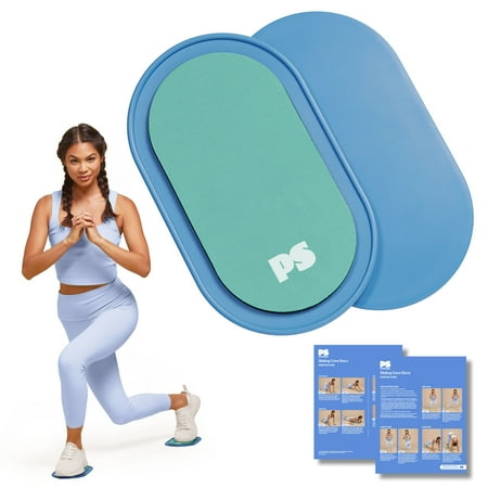 Popsugar Dual-Sided Core Sliding Discs for Carpet or Hardwood Floors