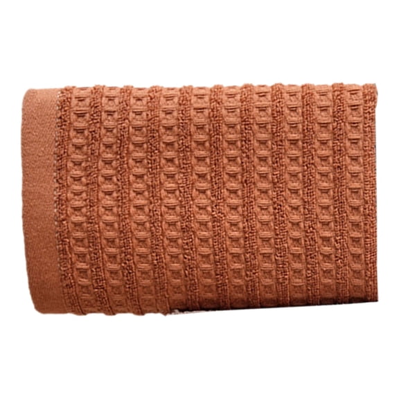 Waffle Weave Towel, Cotton Waffle Weave Hand Towel, Super Soft & Absorbent Quick Drying Towels for Bathroom, Face, Kitchen, and Guest Use, Quick Drying Hand Towel(Brick Red,28.74x13.38")