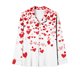 thumbnail image 2 of TaTaai Women's Pocket Pajama Set, Long Sleeve Printed Loungewear, Valentine's Day Homewear, Romantic Two Piece Outfit Gift, 2 of 7
