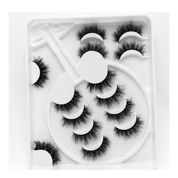 Fiudx Pestañas Postizatus, Visón Ligero y Duradero, Pestañas Magnéticas, Larga Duración, Pestañas de Aspecto Natural, Maquillaje de Ojos, Regalo para Uso Diario, para Ella