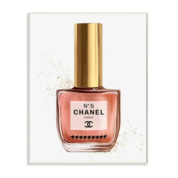 Stupell Industries Makeup Nail Polish Pink Fashion Design Wall Plaque by Ziwei Li