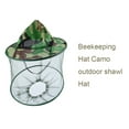 thumbnail image 4 of Head Net Hat, Asixx Midge   Hat Mesh Fishing  Head Net Face Protector Camouflage Camping Kit, 4 of 8