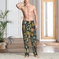thumbnail image 2 of Naloa Colorful Hippie Pajama Pants Men, PJ Bottoms, Sleep & Lounge Pants-Large, 2 of 6