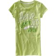 thumbnail image 1 of Aeropostale - Camiseta gráfica Aero New York para mujer, verde, grande, 1 of 1