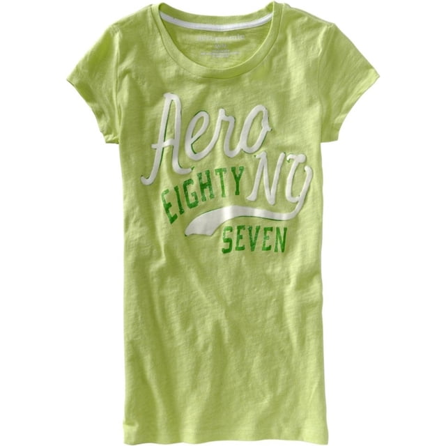 Aeropostale - Camiseta gráfica Aero New York para mujer, verde, grande