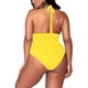thumbnail image 3 of ICHUANYI Clearance Women's Plus Size High Waisted Tummy Control Swimwear Swimsuit Full Coverage(Yellow, L) Ichuanyi Ichuanyi, 3 of 9