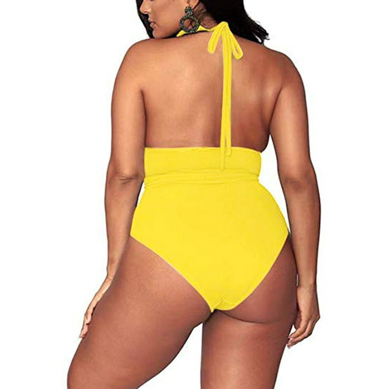 Ruziyoog Bathing Suit Plus Size Swimwear Women Plus Size Fashion