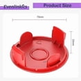 thumbnail image 4 of 4Pcs Replacement Spool Cover Cap Compatible For Bosch ART 30-36 LI / 24 / 27 / 30, 1600A00X61 / 1600A00DU0 / F016L72438, 4 of 5