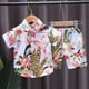 thumbnail image 2 of Odeerbi 1-6 Años Conjunto de Verano Para Niños Hawaiano Camisa de Manga Corta de Algodón Estampado Tropical Conjunto Corto Camisa Gráfica Conjunto de Dos Piezas, 2 of 4