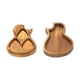 thumbnail image 3 of Titular de la selección Irfora Soporte de caja de púas de guitarra de madera Forma de guitarra 3 compartimentos Paletas Recipiente de madera con 3 púas de madera de olivo Irfora Titular de la selección, 3 of 7