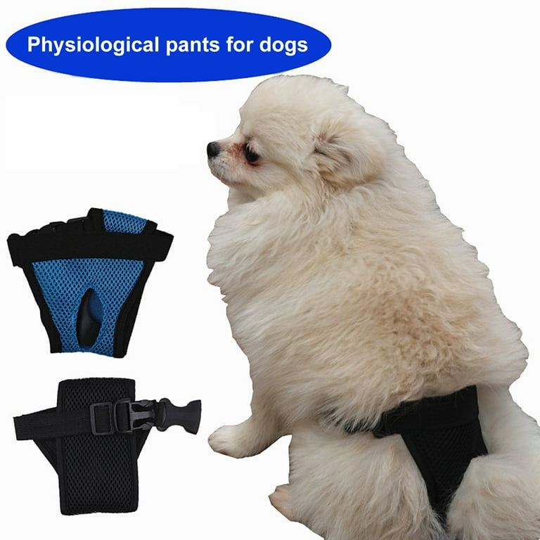 Waroomhouse Dog Menstrual Pants Dog Period Underwear Pet Menstrual Pants Soft Comfortable Dog Physiological Diaper Adjustable Pet Sanitary Pants Pet