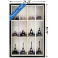 thumbnail image 3 of Eiffel Tower Construction Time Lapse Wall Poster, 22.375" x 34", Framed, 3 of 3