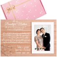 thumbnail image 1 of Marco de fotos de regalo para la madre del novio del novio-Regalos de boda para mamá del hijo-Regalos de despedida de soltera para la mamá del novio-Al comenzar este viaje en la vida-Hoy un novio-Marc, 1 of 1