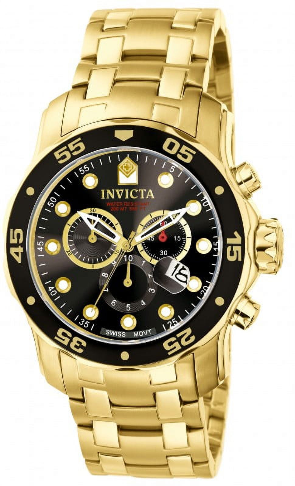 Ripley - RELOJ INVICTA PRO DIVER 0077 PARA HOMBRE CRONÓMETRO PLATEADO  DORADO AZUL