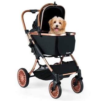 2-in-1 stroller wagon Vevor All-Terrain Stroller Wagon 2-Seats Foldable with Canopy New   FactoryPure