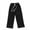Black, variant on Lvshlubb Kids Clothes Girls Casual Corduroy Wide Leg Sweatpants Elastic Waist Joggers Pants with Drawstring Size 5-15