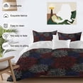 thumbnail image 3 of 3 Piece Independence Day Duvet Cover Set Twin Size,Microfiber Comforter/Quilt Cover with Corner Ties and 2 Pillowcases,Red Blue Fireworks Vintage Abstract All Season Soft Bedding with Zipper Closure, 3 of 8