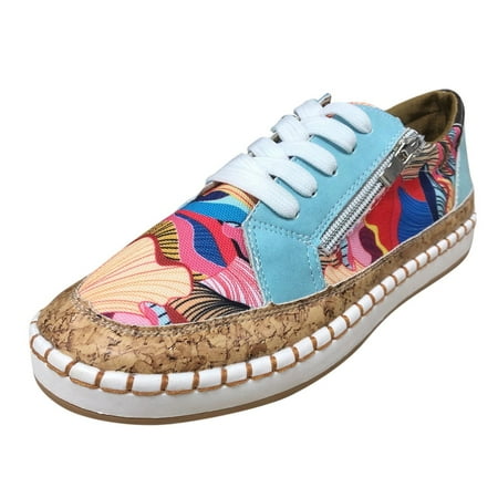 

Sandals Women Wedge Comfort Foreign Trade Large Color Blocking Casual Shoes Spring New Ethnic Style Sports Style Shallow Single Shoes Womens Shoes Sandals