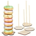 thumbnail image 4 of FOMIYES 5Pcs Donuts Stand For Party Assorted Color 11.79X4.91X0.16in Boxwood Abs For Birthday Party Weddings, 4 of 8