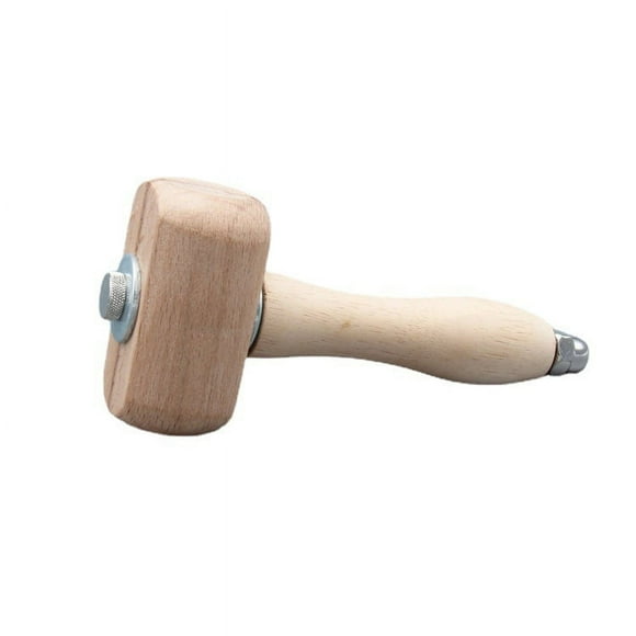 NETSENG Beech Wood Mallet Hammer Tool, Wood Carving Hammer Leather Craft Carving