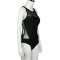 thumbnail image 2 of Plus size Swimsuits Women Swimwear Black Gauze Backless Elastic Beachwear, 2 of 8