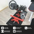 thumbnail image 3 of Arozzi Velocita Universal Racing Simulator Cockpit Compatible with Most Racing Sim Gear and Gaming Chairs Collapsible Telescopic and Portable - Red, 3 of 7