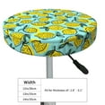 thumbnail image 4 of Lsque Lemon1 Round Bar chair cushion covers Velvet Fabric Premium Comfort Protects from Scratches and Stains for 14-17 Inch Chair- 12 inch, 4 of 7
