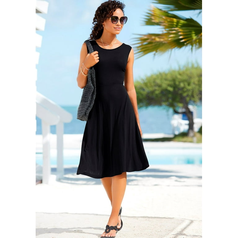 lascana black dress The Sandra Embellished Mermaid Dress Black / 8