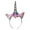 Silver, variant on Petitebelle Unicorn Headband (Silver, One Size)