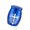 Blue, variant on Art Cremation Jar for Ashes Small Size Casket Secure Family Commemorative Ashes Urn