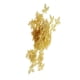 thumbnail image 5 of 100 cuentas espaciadoras con colgante de hoja de filigrana para hacer collares y joyas dorado, 5 of 9