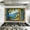 Color 4, variant on Kitchen Backsplash Peel and Stick Wall Mural Stone Archway Blooming Flowers Mediterranean Garden Pool Removable Mural 35.4"W x 23.6"H, Oil Proof Wallpaper for Fireplace & Behind Stove