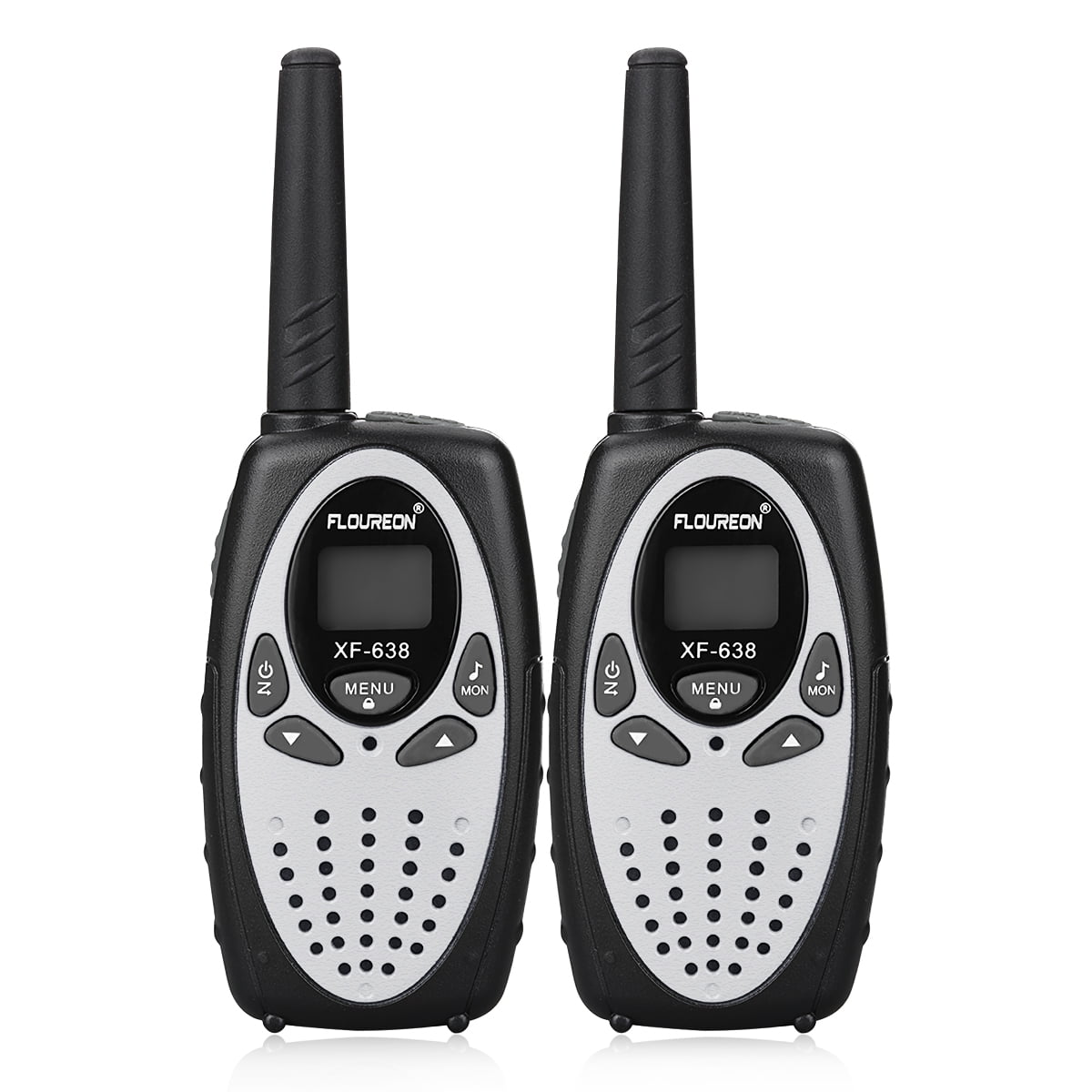 2 x FLOUREON Two Way Radio UHF462-467MHz Walkie Talkie Set 5KM Range Interphone 