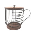 thumbnail image 1 of Soporte de café Bewildely para organizar almacenamiento de bolsitas Teteras negro, 1 of 6