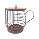 thumbnail image 1 of Injueey Cesta para cápsulas de café Soluciones de almacenamiento eficientes para el hogar y la oficina Organizador de tazas de café Teteras negro cubierto, 1 of 6