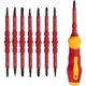 thumbnail image 1 of Juego de 7 destornilladores aislados para electricista de 500 V con destornillador probador, destornillador aislado con mango, destornillador aislado magnético intercambiable, kit de, 1 of 5
