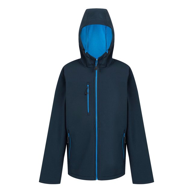 Regatta Mens Navigate Double Layered Hooded Soft Shell Jacket
