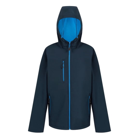 Regatta Mens Navigate Double Layered Hooded Soft Shell Jacket