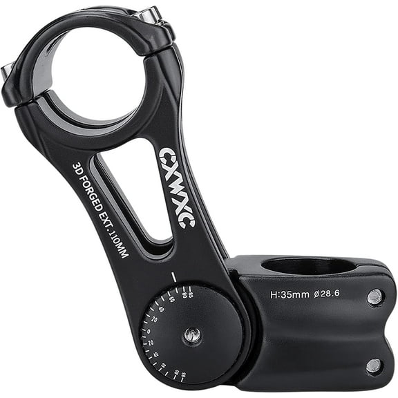 GAEKOL Adjustable MTB Stem 31.8mm 70 Degree - 110mm Bike Stem Riser for Handlebar - Aluminum Alloy Mountain Bike Handlebar Riser Extender for MTB Road City Bike Bicycle