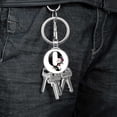 thumbnail image 3 of Elegant Glass Floral Alphabet Keychain Pendant for Personal Souvenir and Decorative Keyring Idea, 3 of 4