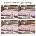 thumbnail image 7 of ODIKA Pink Leopard Cheetah Spotted Print Bold Stripe Border Motif Zebra Stain Resistant Low Profile for Dorm Room, Small Living Apartment, 7 of 7