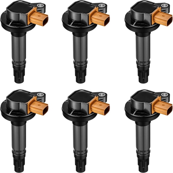 BDFHYK Ignition Coils Pack Compatible with Lincoln MKS MKT Navigator F-150 Explorer Expedition Taurus Flex 2012 2013 2014 2015 2016 2017 V6 3.5L Coil for UF646 DG549 C1814 Set of 6
